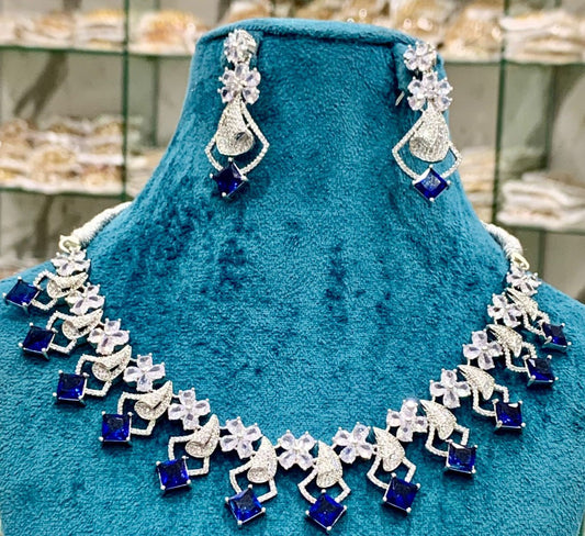 American Diamond Jewellery Blue