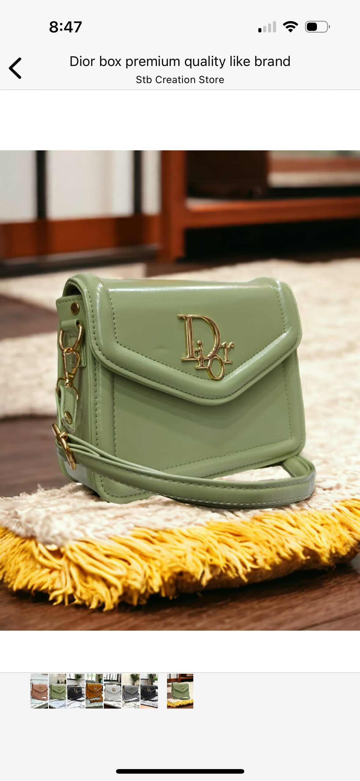 Dior Box Handbag